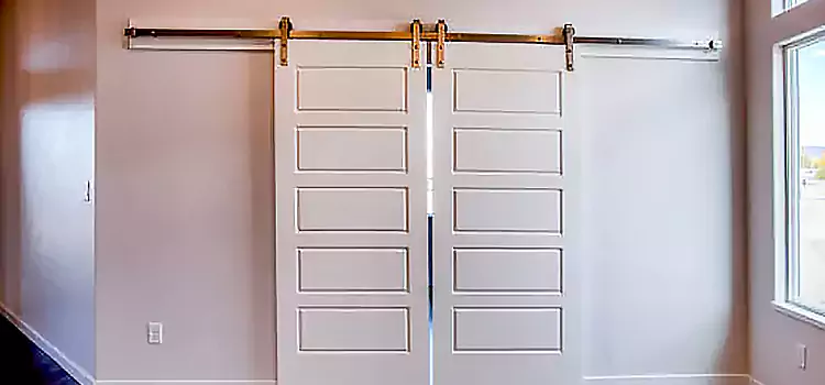 Glass Barn Door with Installation Hardware Kit Elko